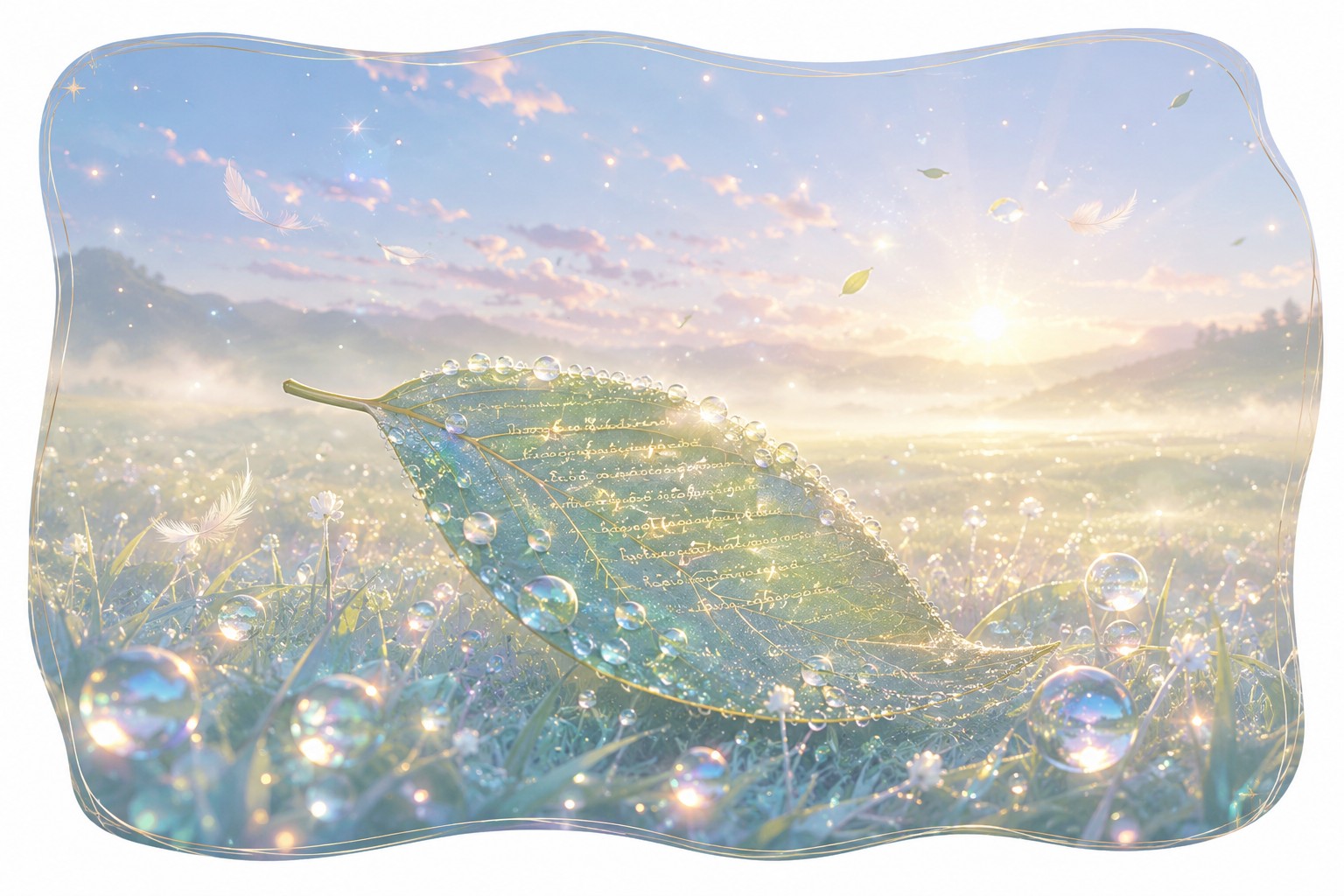 Letters on a Leaf, A Short Story